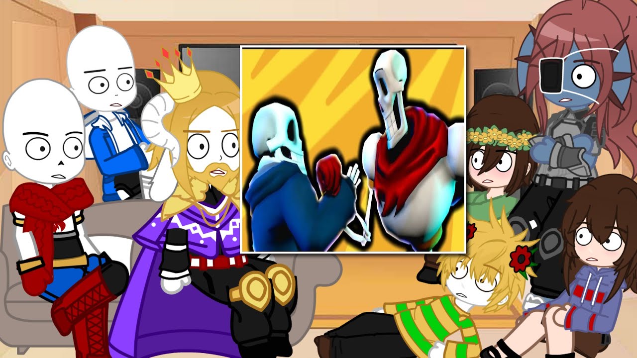 Реакция Undertale на реалистичность Undertale || Undertale || Gacha реагирует (3)