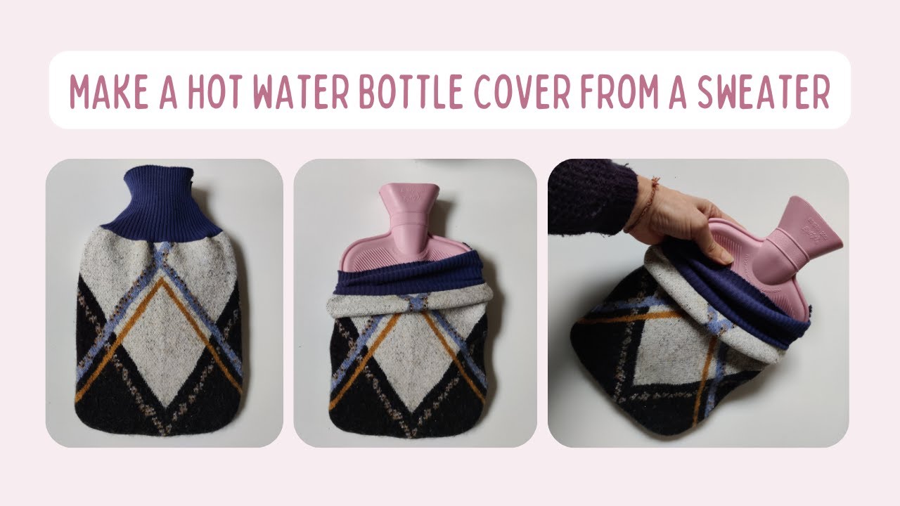 Hot Water Bottle Cover Tutorial