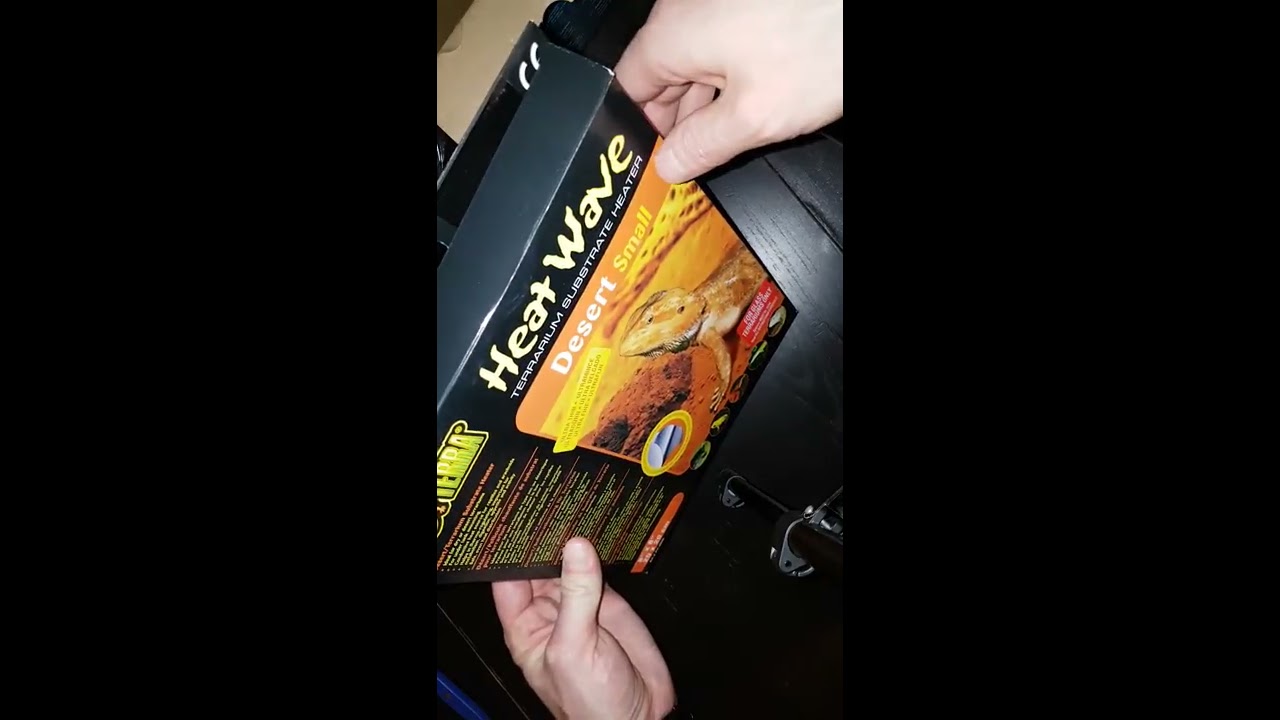 Unboxing Heizmatte Exo Terra Terrarium Substratheizer Desert 8 Watt