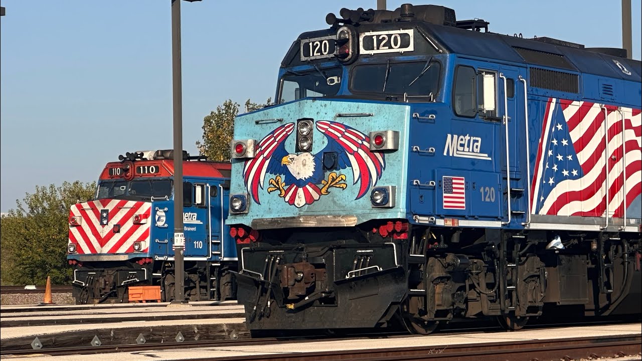 Trains on the UP Geneva subdivision (10/4-10/8)