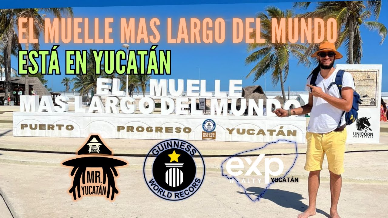 Discover the Mérida-Progreso Highway. The world's longest pier is in Yucatán (Guinness World Reco...