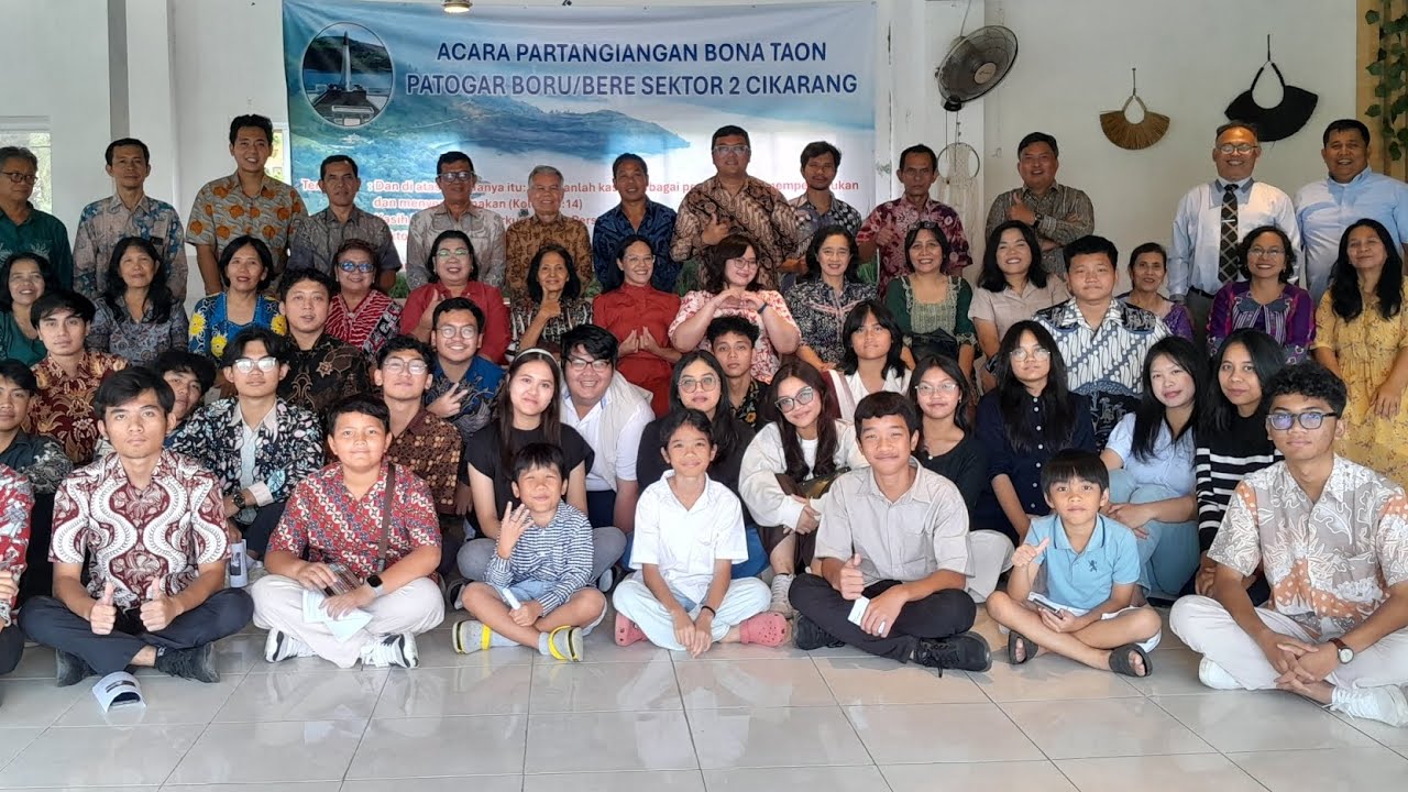 KEBAKTIAN UCAPAN SYUKUR BONA TAON 2026  PATOGAR BORU & BERE SEKTOR 2 CIKARANG