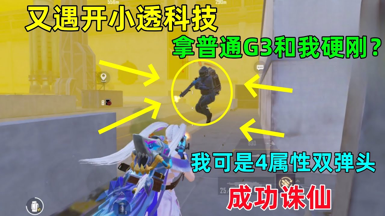 小小透视也想拿捏我？拿着普通MG3被我四属性诛仙，下次开个锁过来吧