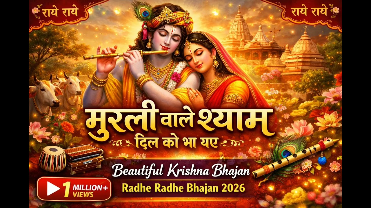 मुरली वाले श्याम | Dil Ko Bha Gaye | Beautiful Krishna Bhajan | Radhe Radhe Bhajan 2026