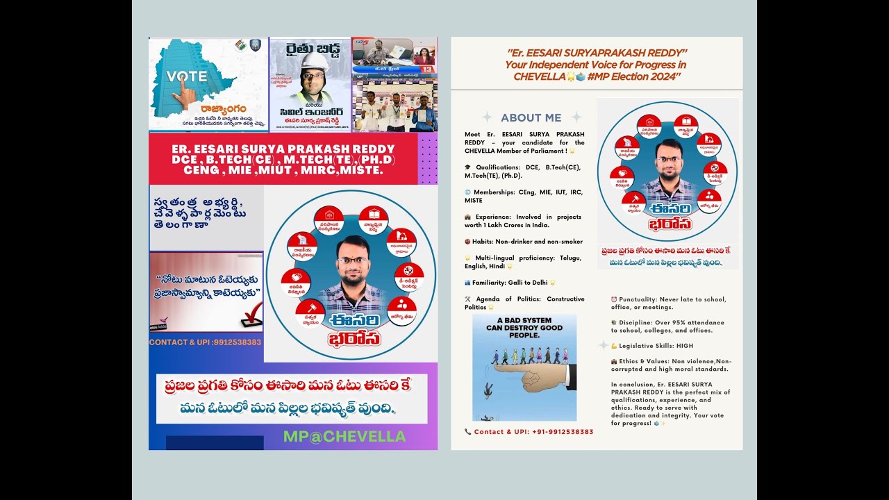 Er Suryaprakash Reddy Interview by Right Vote Challenge.