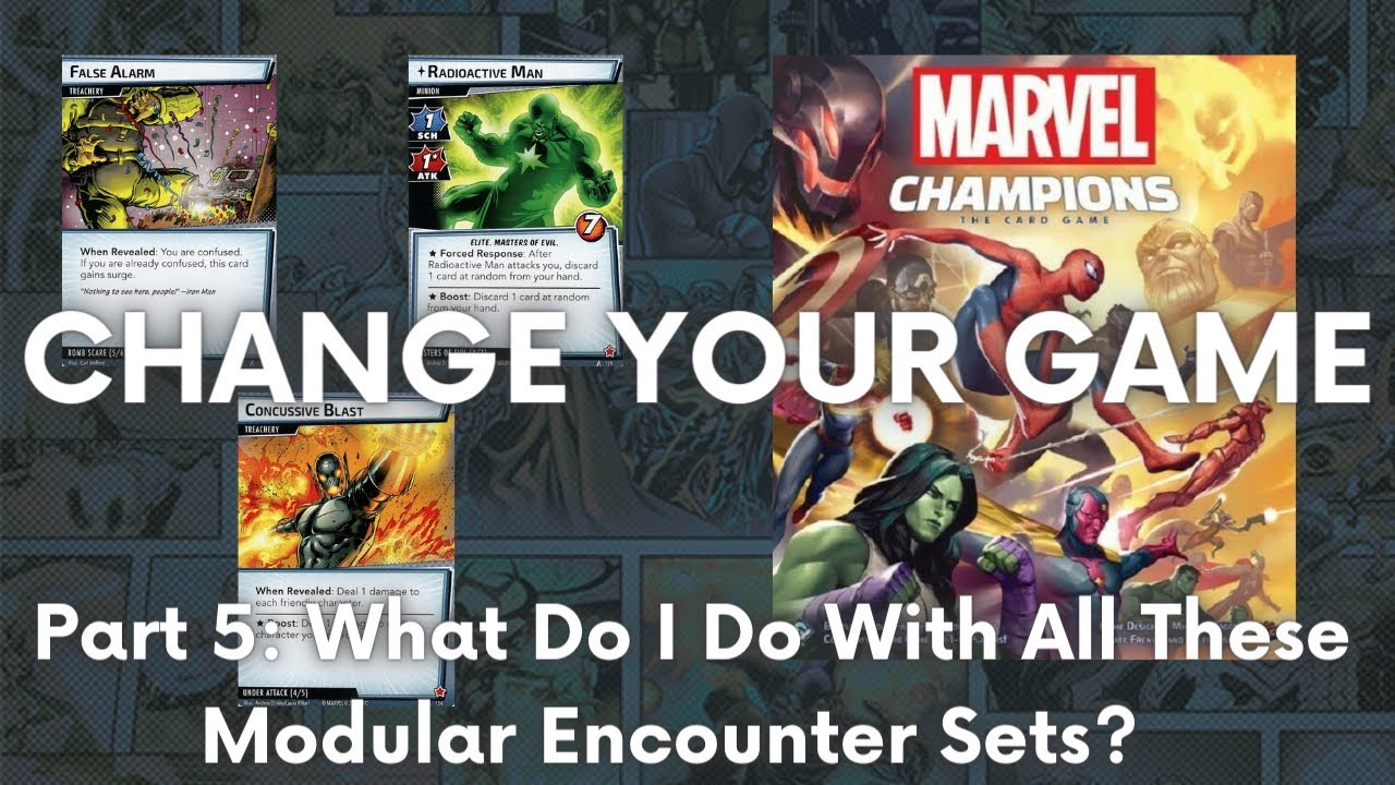 Reviewing EVERY Modular Encounter Set!! |  How To Make the BEST Use of Them | Marvel Champions