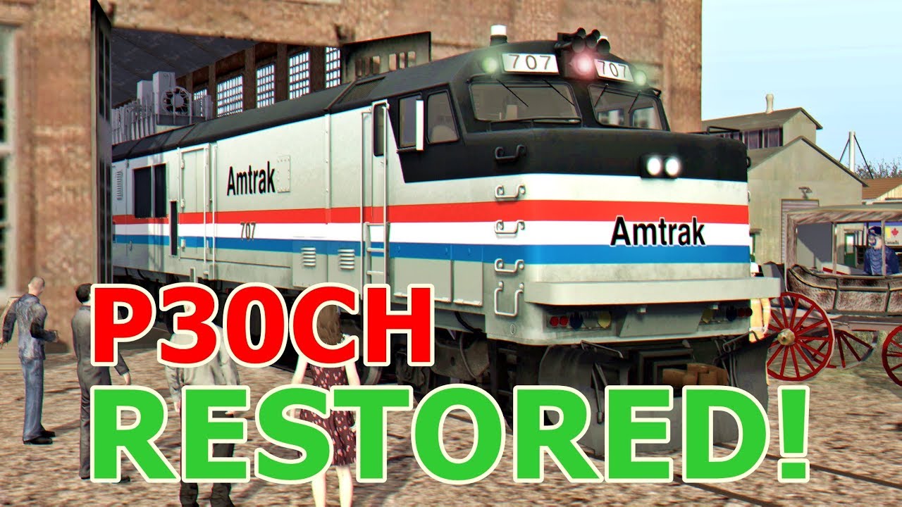 AMTRAK P30CH Restoration!😀