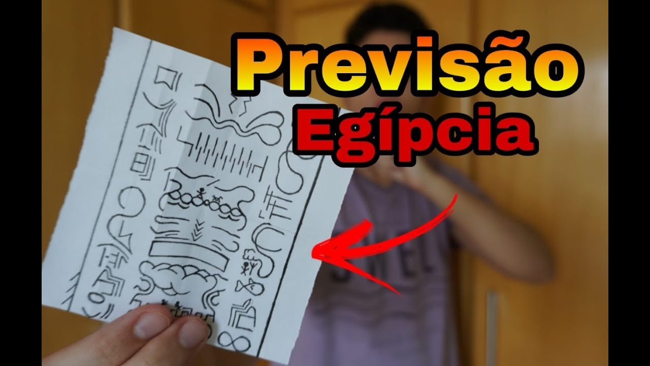 A PREVISÃO mais ANTIGA do MUNDO (Previsão Egípcia) - TUTORIAL Ep.81
