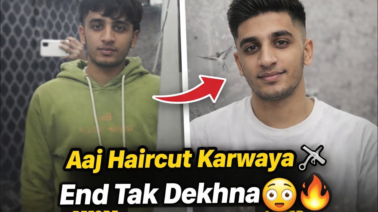 “Aaj Haircut Karwaya ✂️ End Tak Dekhna Kya Hua 😳🔥”..