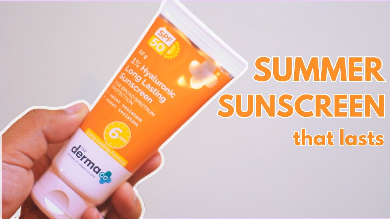 DERMA CO LONG LASTING SUNSCREEN REVIEW + LIVE TESTS