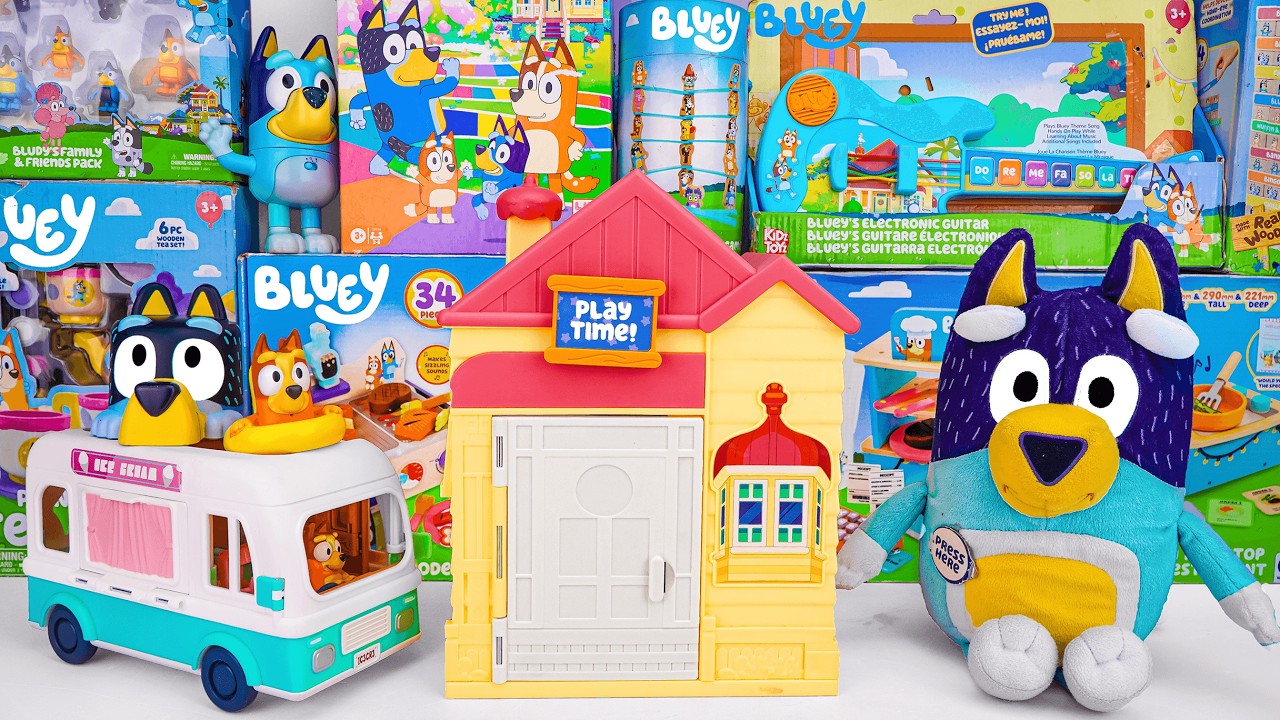 Bluey Toy Collection 💙 | 24 Minutes of Satisfying Bluey Toys Unboxing ASMR