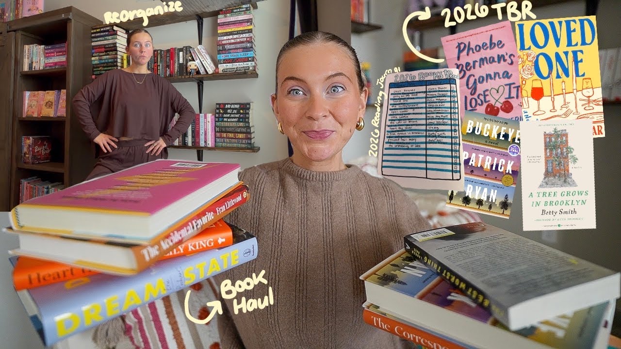 The ultimate book video 🌟🥂 Reading journal set up, 2026 reading goals, book shopping and more!