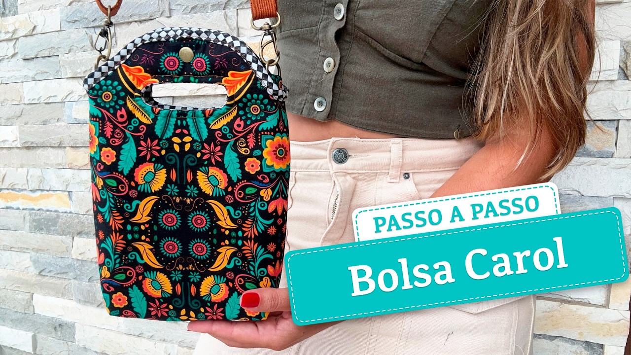 Bolsa Carol: Fácil de Costurar e Perfeita Para Vender no Seu Ateliê