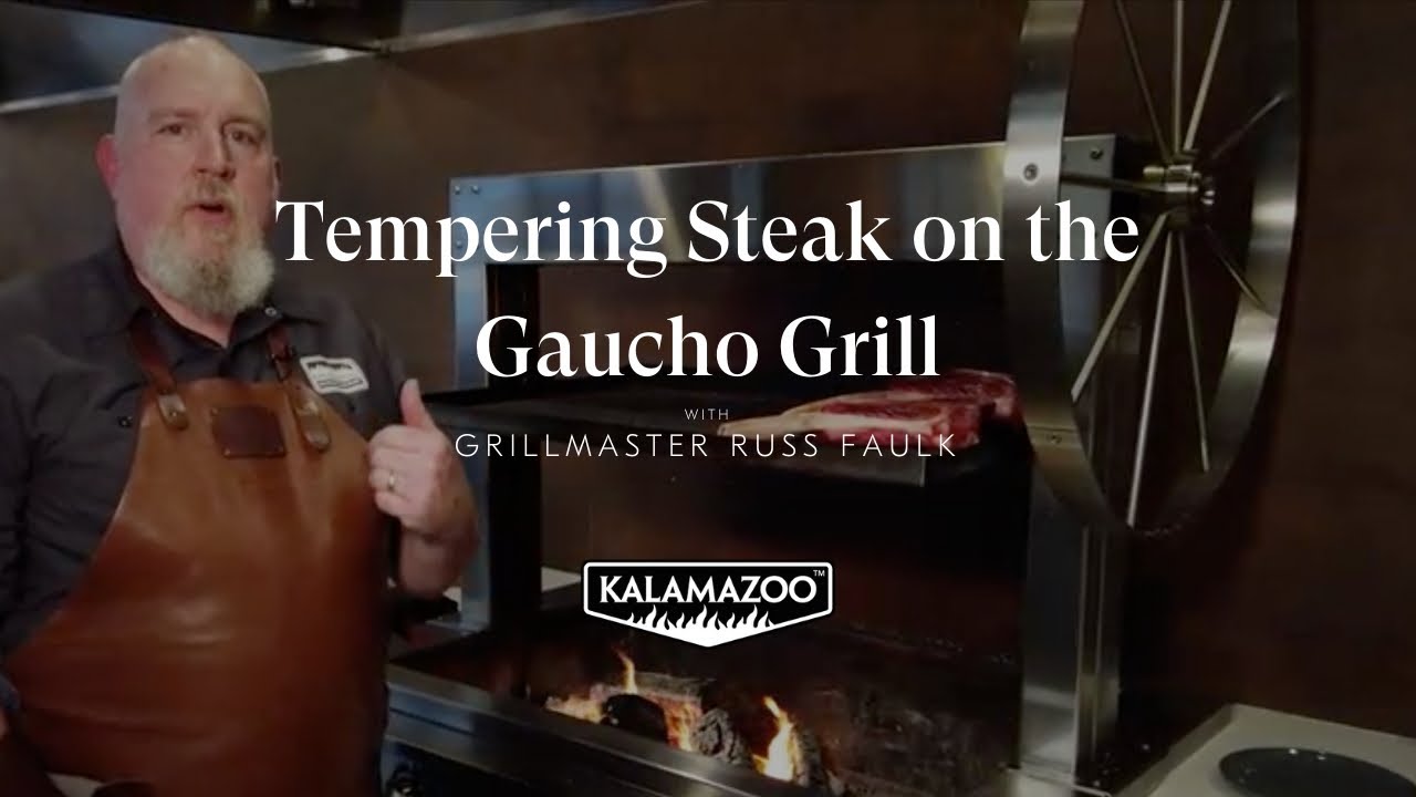 Tempering Steaks (Reverse-sear) on the Argentinean Style Gaucho Grill