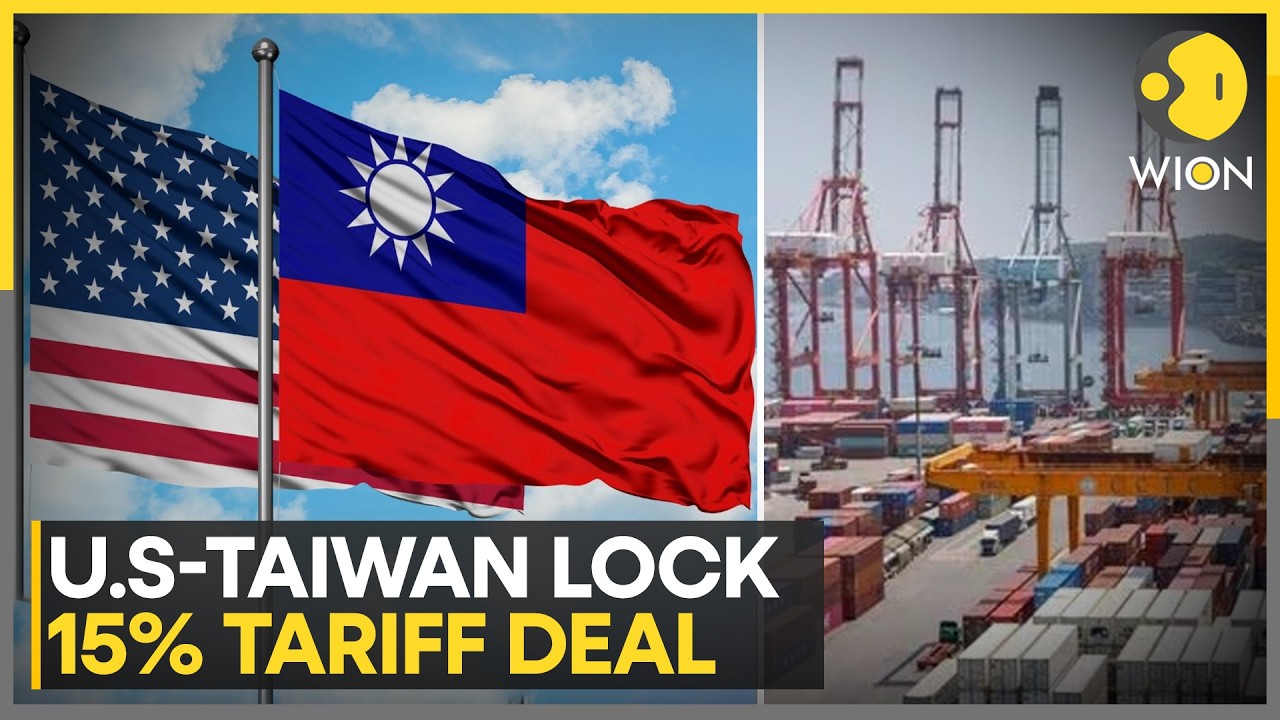 US-Taiwan Trade Pact Locks in 15% Tariff, Secures $85 Billion US Export Boost | WION