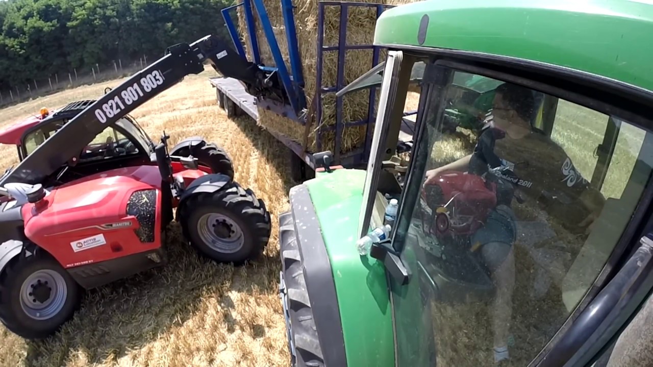 saison de paille 2018 sur 3000 HA😍😍   en john deere 7710 😍😍