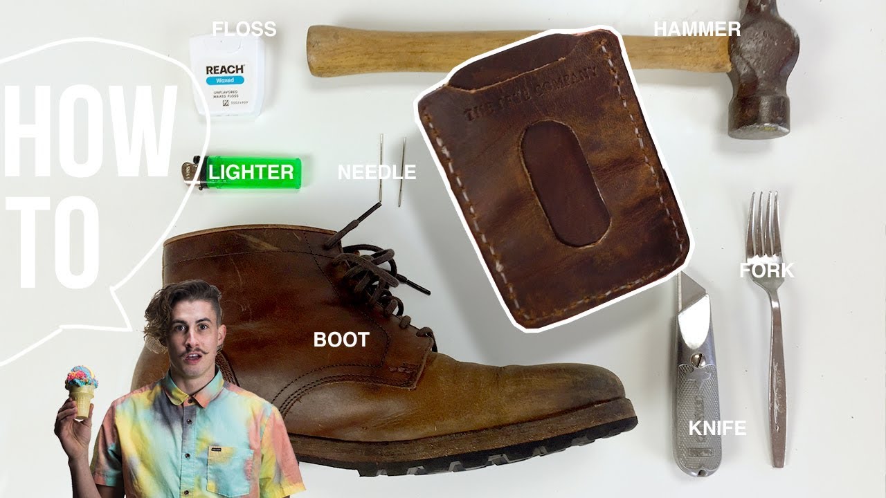 How To Make a Wallet (using things found at home:)