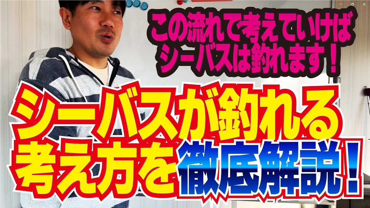 シーバスが釣れる考え方を徹底解析！この流れで考えていけばシーバスは釣れちゃいます。