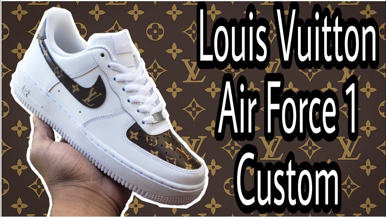 Custom Louis Vuitton Air Force 1 (timelapse)