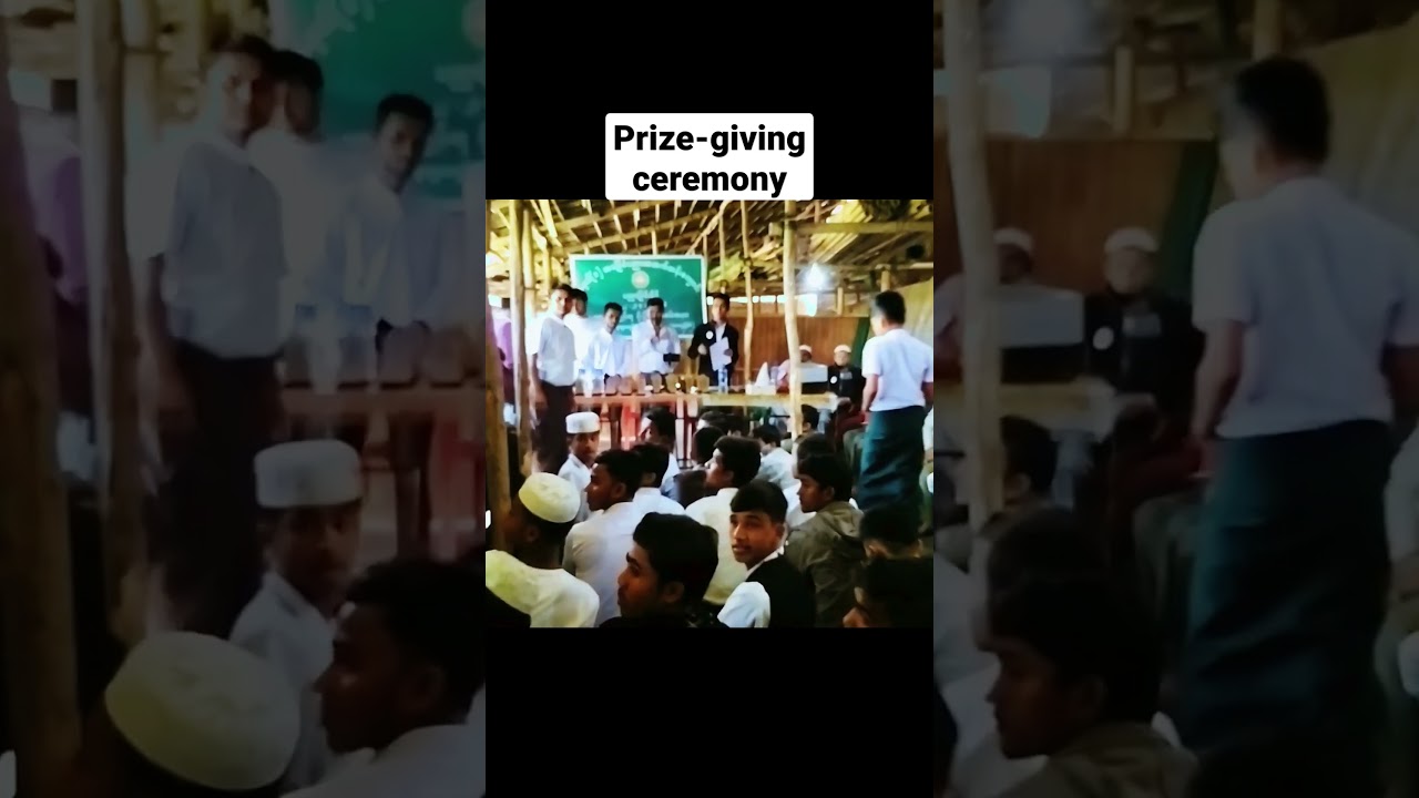 Awarding ceremony of Rohingya students  