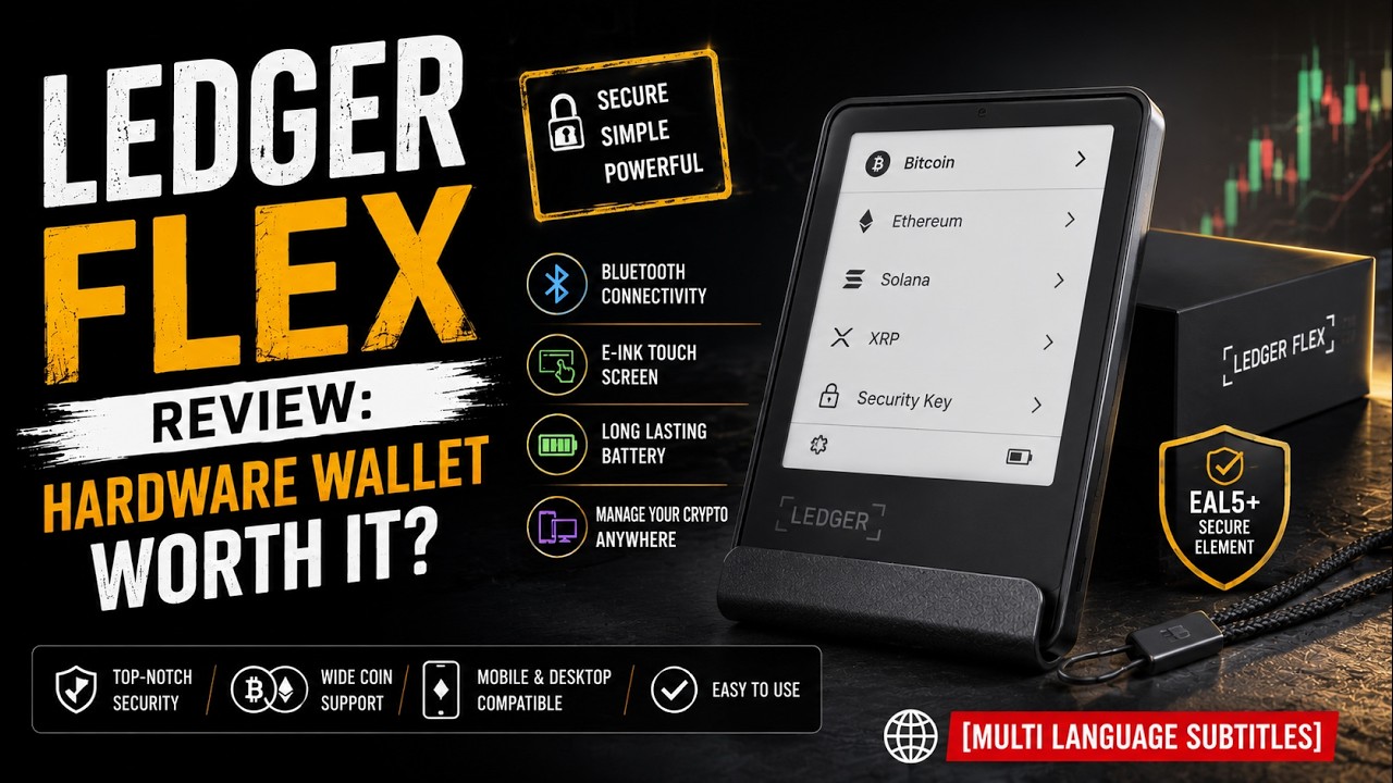 Ledger Flex Review: Hardware Wallet Worth It? [Multi SUB]
