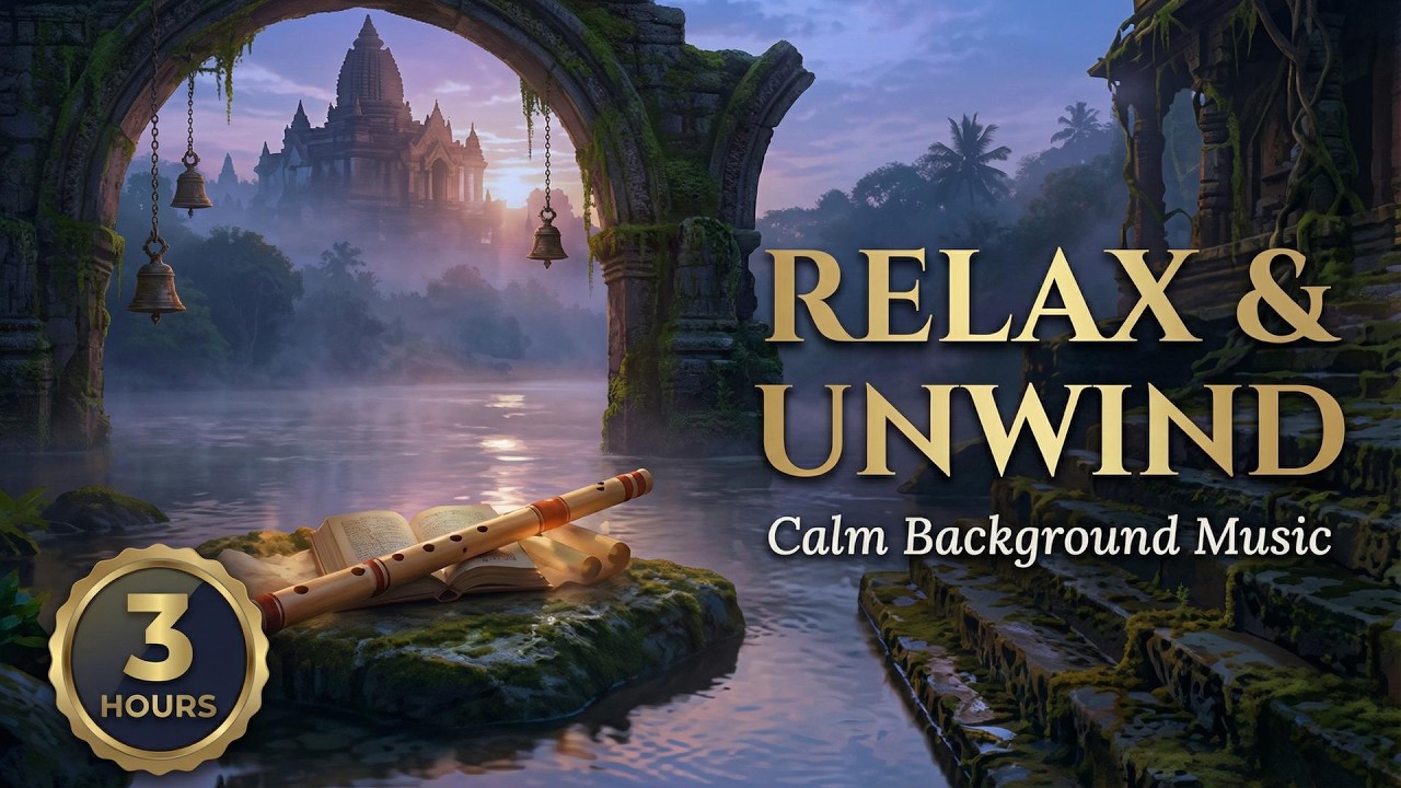 The MOST RELAXING 3 Hours of Soothing Bansuri Flute Music