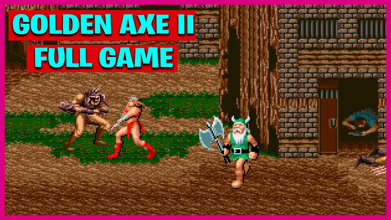 Sega Genesis Gameplay — Golden Axe II [2 Players, 4K60fps]