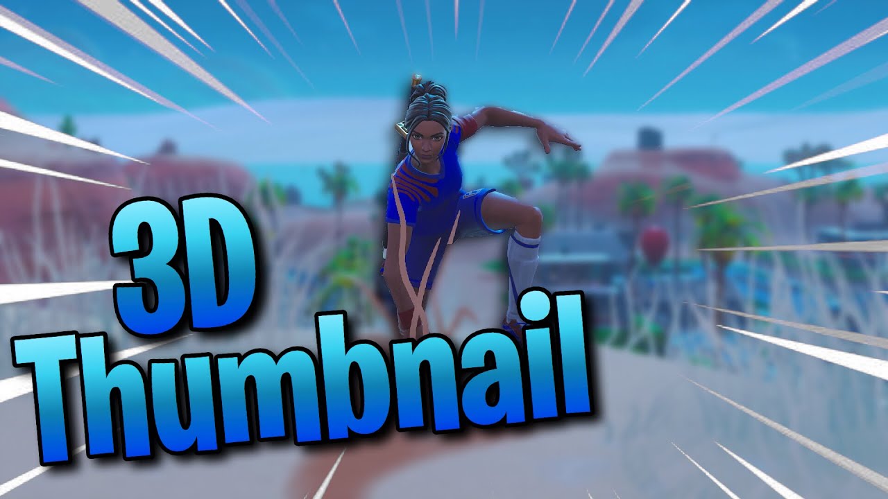 How To make 3D thumbnails?! | Speedart | *MOBILE IOS*