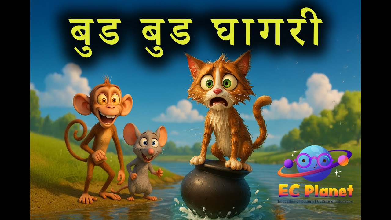 Bud Bud Ghagri | बुड बुड घागरी | Marathi Story for Kids| मराठी गोष्टी | Marathi Goshti