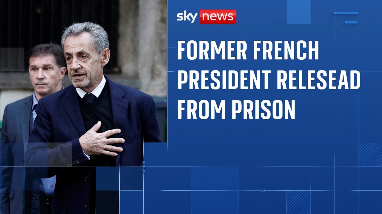 Ex-French president Nicolas Sarkozy released from prison