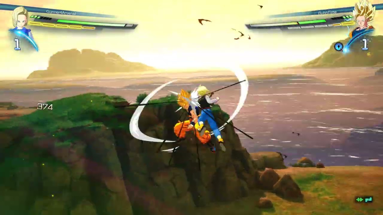 Sparking zero Android 18 vs SSJ2 Goku part 3