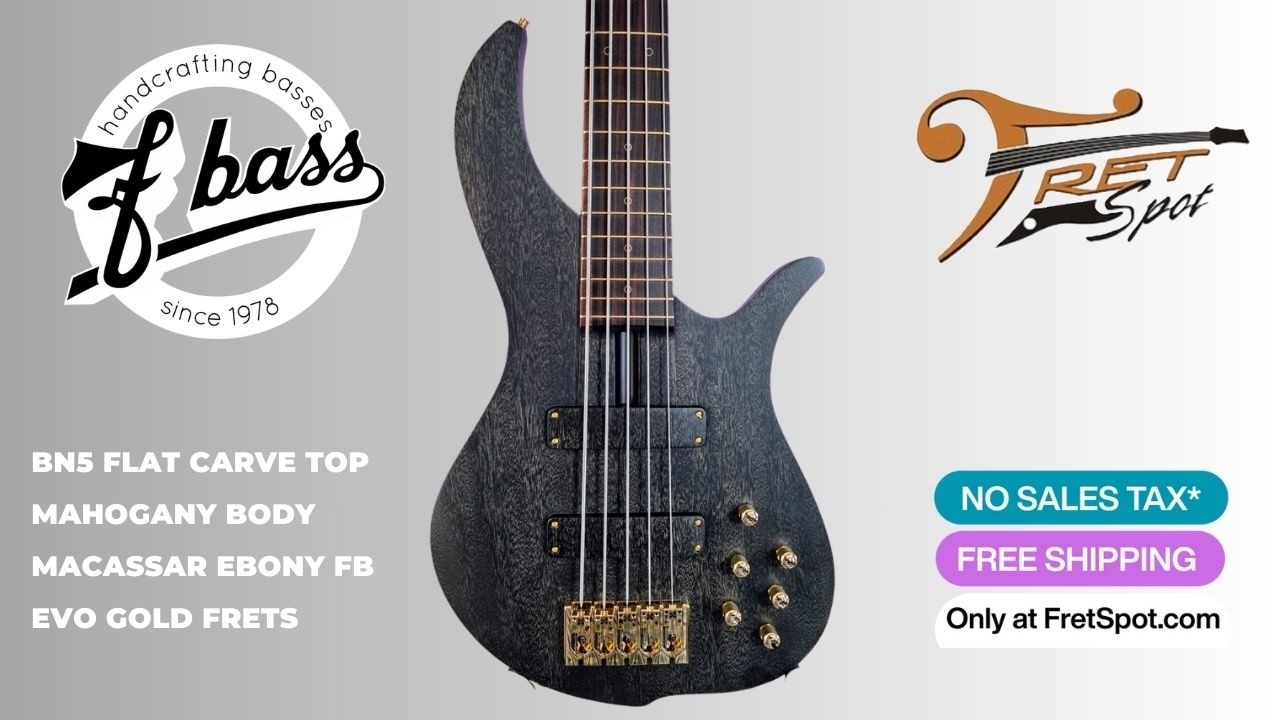 Самый СЕКСУАЛЬНЫЙ F-бас в истории? BN5 Black & Gold Ceruse Custom