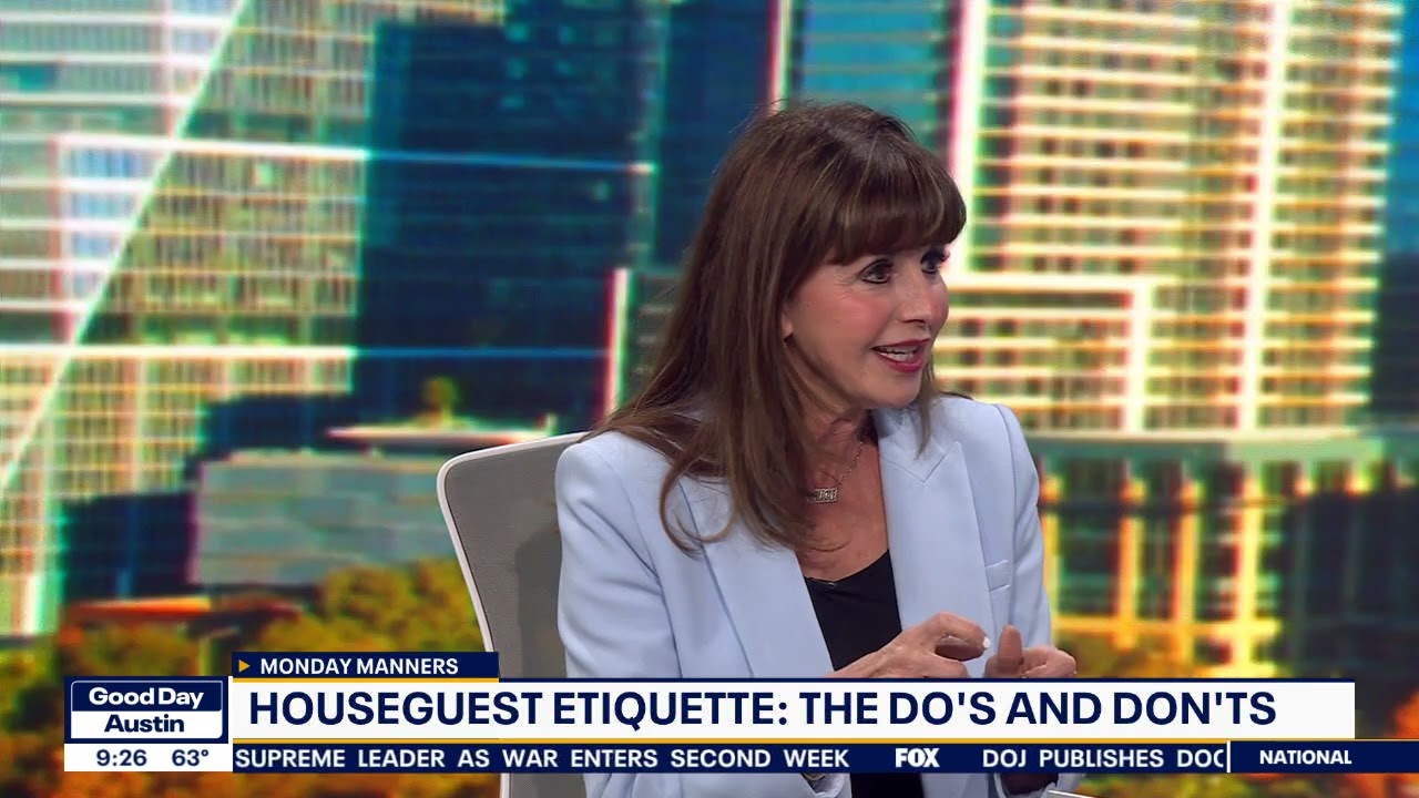 Houseguest Etiquette: Do's & Don'ts for Spring & Summer Plans | Etiquette Expert Diane Gottsman