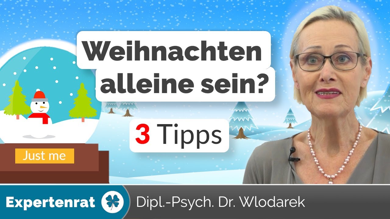 Zur Weihnachtszeit allein? 3 Tipps, damit Sie sich glücklich & zufrieden statt einsam fühlen!