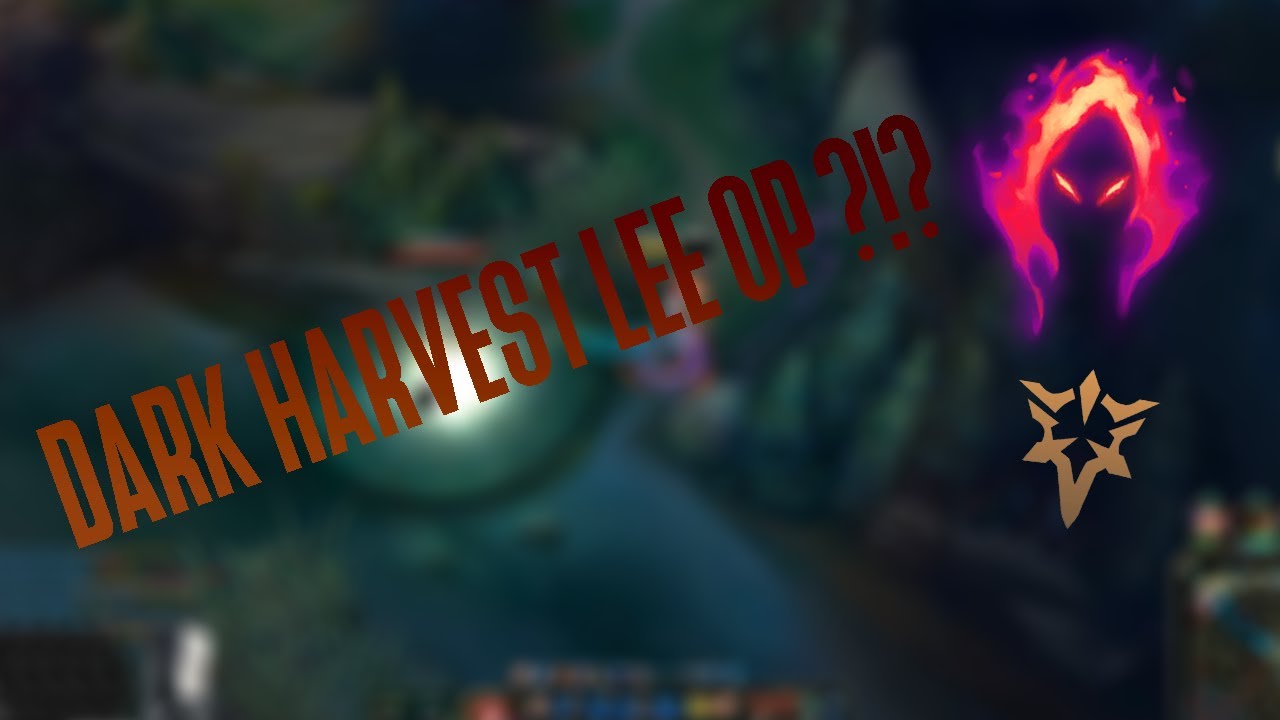𝗜𝗦 𝗟𝗘𝗘 𝗗𝗔𝗥𝗞 𝗛𝗔𝗥𝗩𝗘𝗦𝗧 𝗕𝗥𝗢𝗞𝗘𝗡?!?