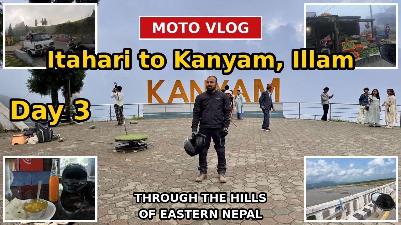 Moto Vlog from Itahari to Kanyam, Ilam | A Ride Through the Hills of Eastern Nepal
