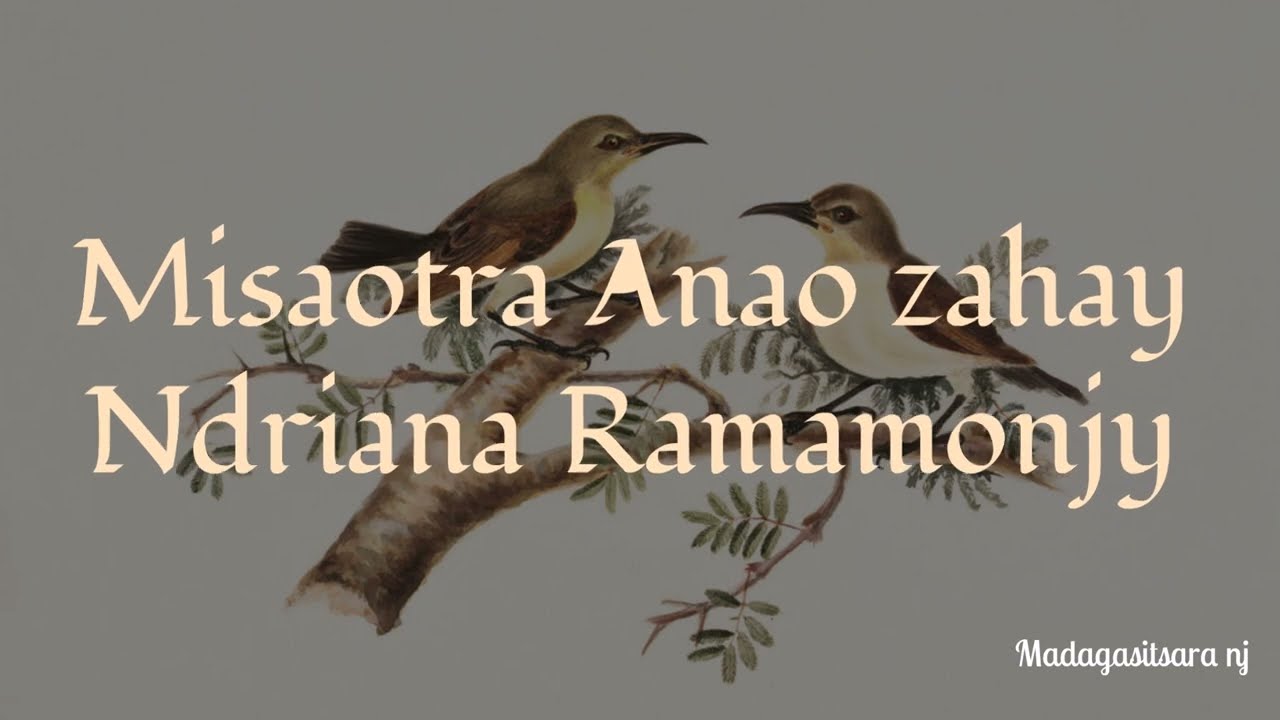 Misaotra anao zahay   Ndriana Ramamonjy Karaoké 2