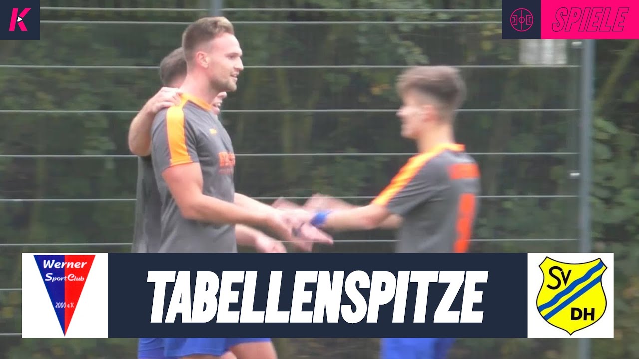 Späte Tore sichern die Tabellenführung | Werner SC - SV Dorsten-Hardt (Landesliga Westfalen)