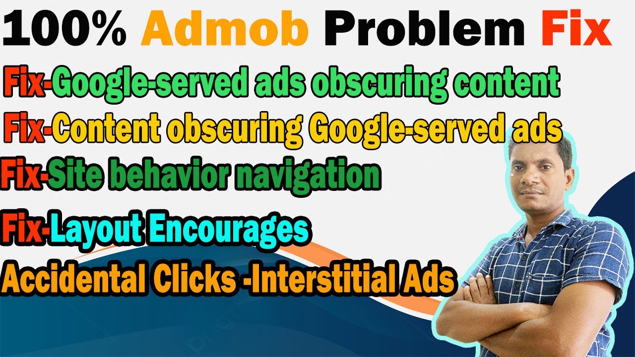 How to Fix -Goole Admob  Policy violation error | Site behavior navigation | Fix Google served ads