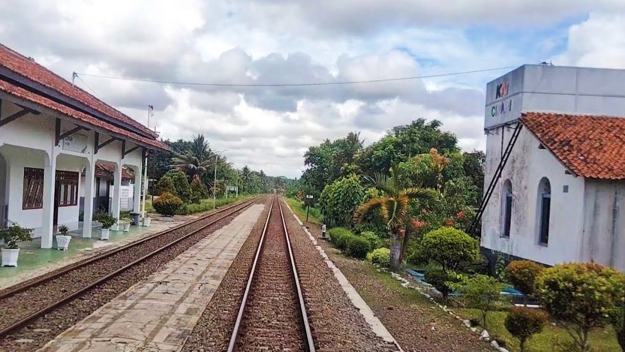Back ride trains || Jalur Kereta api Lintas Stasiun Cipari - Stasiun Meluwung