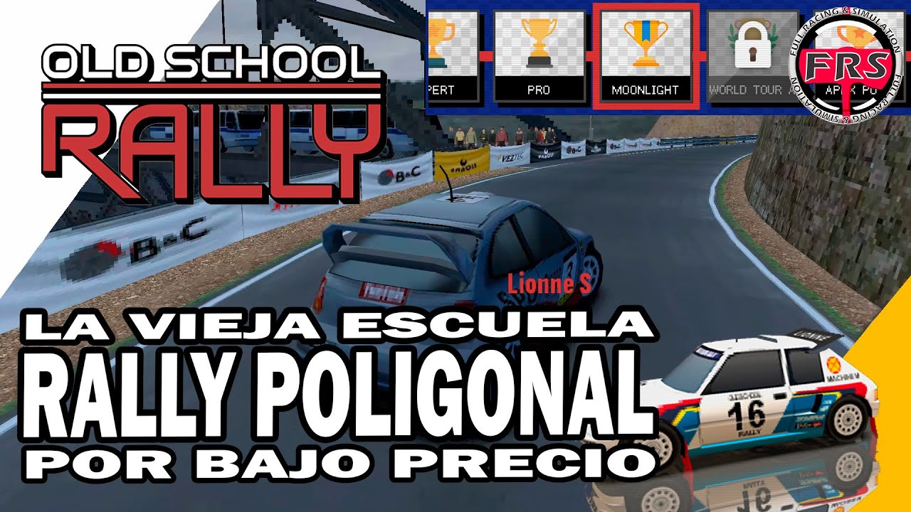 Tal como dice Old school rally un juegazo de la vieja escuela