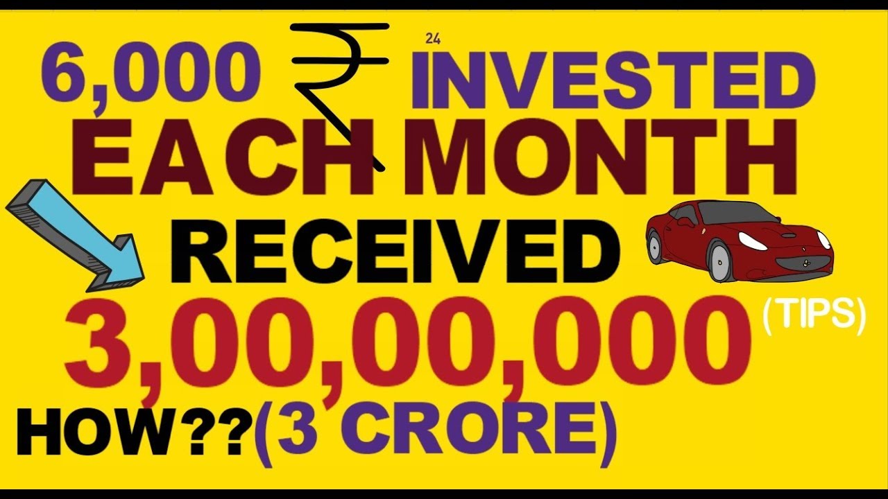 Invest Rs.6000 Per Month and Get 3 crore Rs. Invest in Sip & Financial Freedom Tips