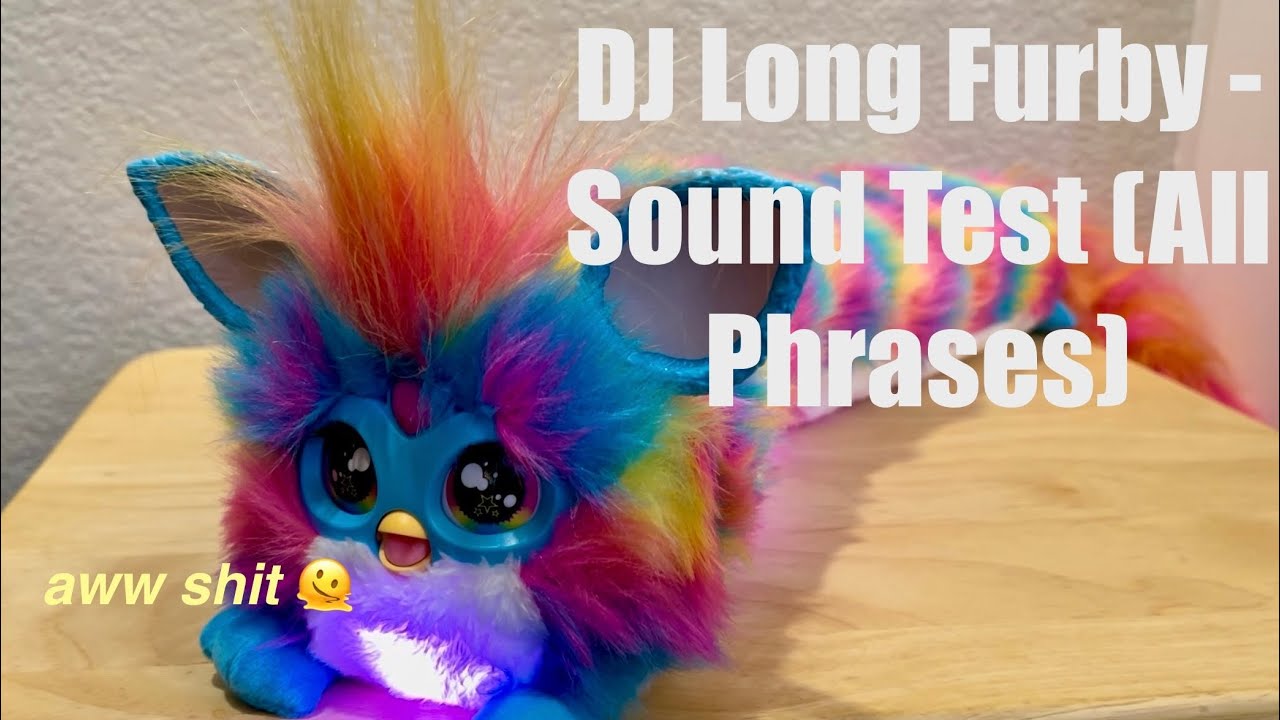 Hasbro DJ Long Furby - Factory Test Mode (All Phrases) ✨