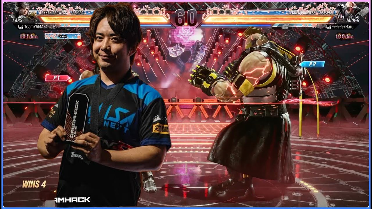 GOD TeamYamasa Nobi (Lars) Vs Haru (jack 8) , Channel (Zafina), Galgonge (Azucena) Tekken 8 Sets