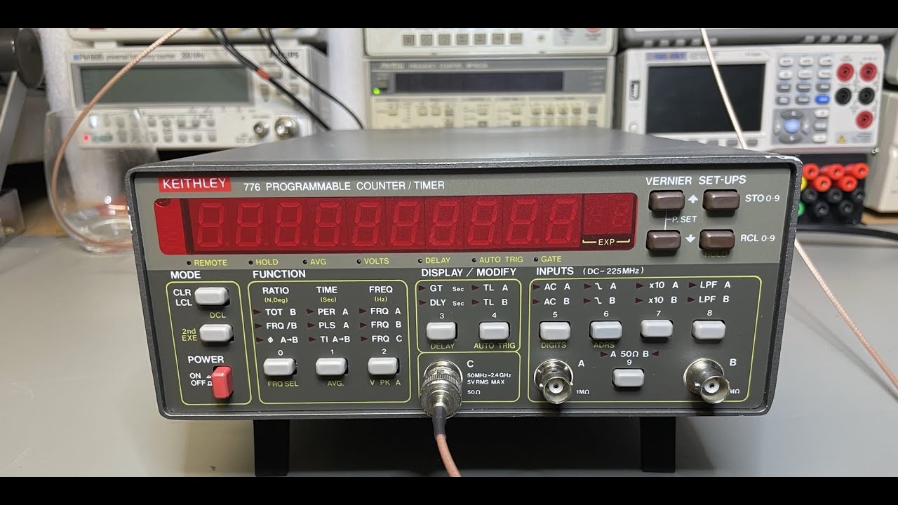 TA-0315: Частотомер Keithley 776 имеет опцию 2,4 ГГц?