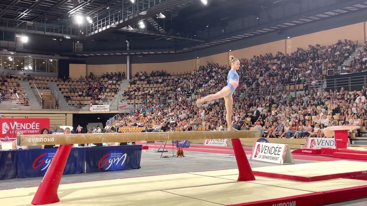 Carolann Heduit - poutre - finale top 12 2022