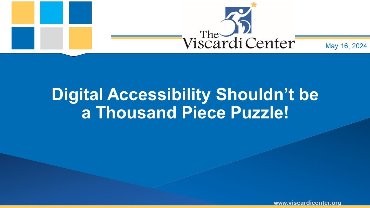Digital Accessibility Shouldn’t be a Thousand-Piece Puzzle!