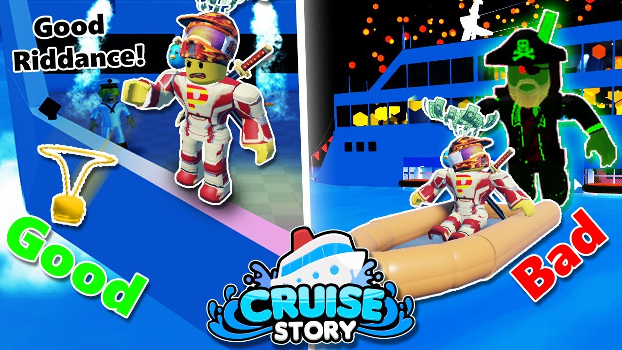 ROBLOX CRUISE STORY GOOD & BAD ENDINGS!!