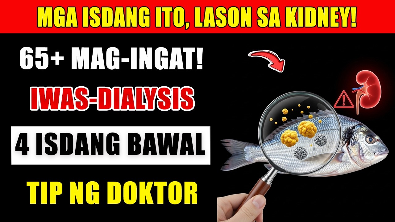MGA ISDANG LASON SA KIDNEY: Iwasan ito pag-edad ng 65 pataas!