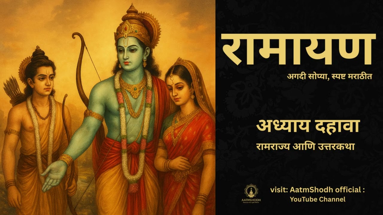 रामायणाचा अंतिम अध्याय | रामराज्य, माता सीतेचा त्याग आणि रामायणाची पूर्णता